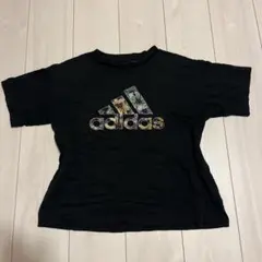adidas フラワープリント 半袖Tシャツ M
