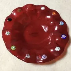 MURANO ムラノ イエロー ミルフィオリ お碗 皿 MURANO ムラノ イエロー ミルフィオリ お碗 皿 MURANO ムラノ イエロー