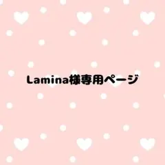 Lamina様専用ページ