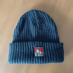 BEN DAVIS ニット帽ブルー