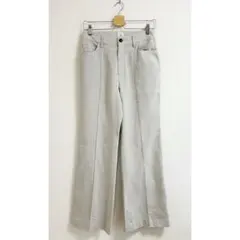 m879_イエナラブークル 2025SS リネン混ストレッチタイトフレアーパンツ