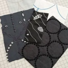 ミナペルホネン　tambourineなど５枚　生地　はぎれ