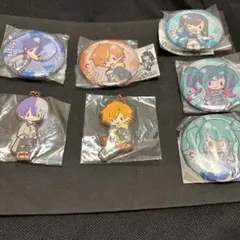 プロセカ ラバーストラップ 缶バッジ 冬弥 彰人 ミク 杏