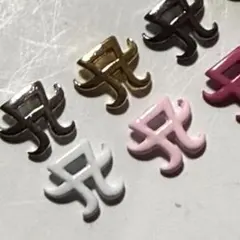 浜崎あゆみ Aマーク 合金 5個セット【ネイルパーツ】