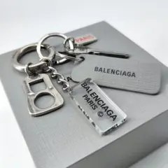 未使用保管 BALENCIAGA チャーム キーリング キーホルダー BLNCG 未使用保管 BALENCIAGA チャーム キーリング キーホルダー BLNCG