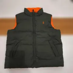 ポロ・ラルフ・ローレン リバーシブルダウンベスト　110