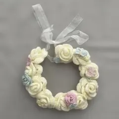 一点物　現品限り　花冠　パステルカラー　ベビークラウン　フラワークラウン