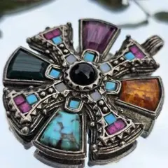 282　MIRACLE　ヴィンテージペンダントトップ　マルチカラー　 英国