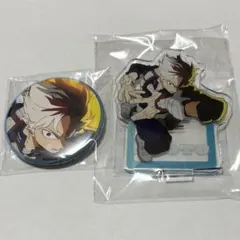 僕のヒーローアカデミア 轟焦凍 アニメイト特典 アクスタ 缶バッジ