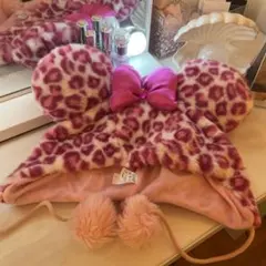 ディズニーファンキャップヒョウ柄 カチューシャ 3色あり