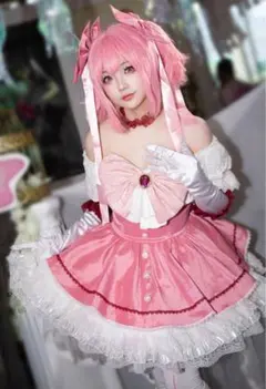 値下げ中　劇場版 魔法少女まどか☆マギカ 鹿目まどか コスプレ 衣装