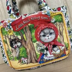 ころりんマチ付トート　コヤンイサムチョン☆赤ずきんルミちゃん☆廃盤生地使用