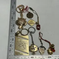 キーホルダー　お守り　まとめ売り　伊勢神宮　元善光寺　天然石　平戸鬼洋蝶のサムネイル