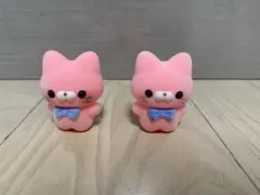 すくっとたっちさん ピンク ネコ