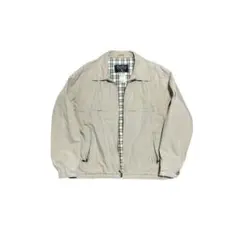 00s Eddie Bauer ドリズラージャケット スイングトップ ベージュ