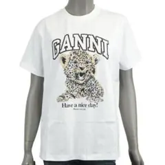 GANNI Leopard Relaxed /レオパード モチーフ Tシャツのサムネイル