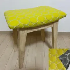 ミナペルホネン スツール タンバリン 四角 太脚 NA【ライトブルー