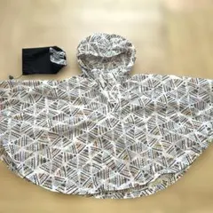 mont-bell ベビーレインポンチョ 幾何学模様 80-95