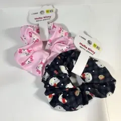 【韓国限定】　キティ　シュシュ　二点セット　韓国ダイソーのサムネイル