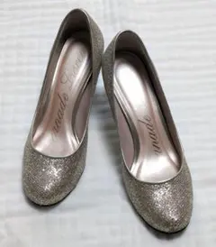 グリッター ハイヒールパンプス