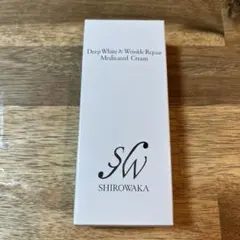 シロワカディープホワイト＆リンクルリペアメディケイティッドクリーム