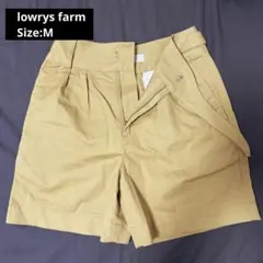 【ローリーズファーム】ハイウエスト ショートパンツ ベージュ Mサイズのサムネイル