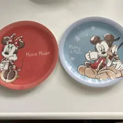 ディズニーストアメラミンプレート2枚セット