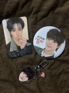 treasure ジフン トレカ 缶バッチ 顔アクキー セット