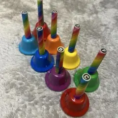 ミュージックベル 8音セット ハンドベルのサムネイル