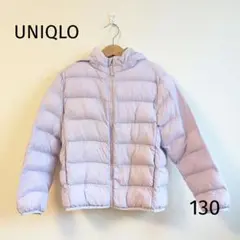 ユニクロ　130 ウォームパデッドウォッシャブルパーカ