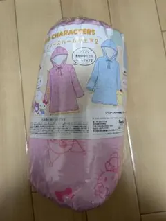 サンリオ　ピンク フード付きキャラクター柄ルームウェア