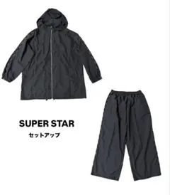 美品✨00s SUPER STAR Nylon Set-up Y2Kのサムネイル