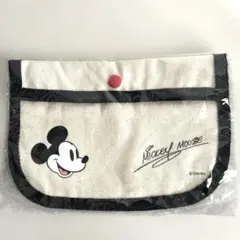 ディズニーストア　ミッキーマウス　キャンバスポーチ　非売品　新品未開封