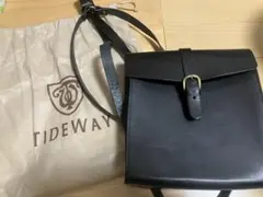 TIDEWAY 黒 レザー リュック 保存袋付きのサムネイル
