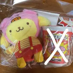 サンリオ ポムポムプリン ブタメン マスコットキーホルダー ぬいぐるみ
