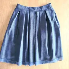 NATURAL BEAUTY　膝丈フレアスカート　38サイズ