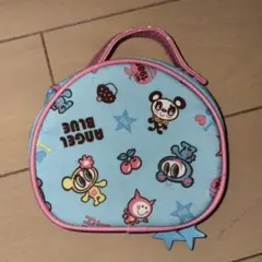 ANGELBLUE キャラクター柄円形ポーチ