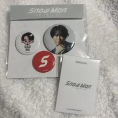 【バンコク限定】宮舘涼太　POP-UP ピンバッジ＆フォトカードDセット