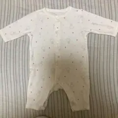 ウサギとハートリボンのカバーオール60cm