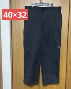 Dickies ダブルニー　85283 ブラック　黒　40×32