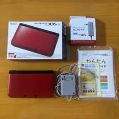 Nintendo 3DSLL レッド×ブラック　本体