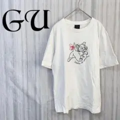 【ジーユー】 Tシャツ 半袖 ディズニー グラフィックT 白