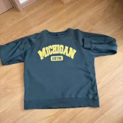 BACK NUMBER MICHIGAN 緑スウェットトレーナーのサムネイル