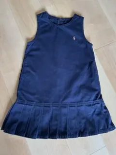 ポロ・ラルフ・ローレン ノースリーブワンピース ネイビー110cm 5T