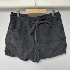 ダークグレー リネン風ショートパンツ【Ｍサイズ】