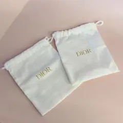 DIOR ディオール 巾着 ポーチ 2点セットのサムネイル