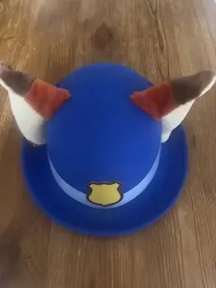 ズートピア　ニック耳付き帽子 警察バッジデザイン