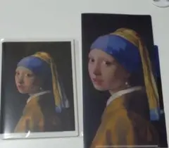 フェルメール 真珠の耳飾りの少女 お薬手帳 チケットホルダー