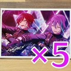 神代類×逆先夏目 プロセカ×あんスタ コラボ 特典 ブロマイド 5点