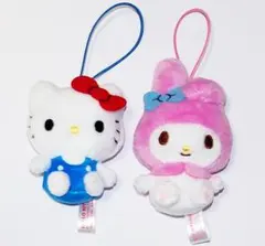 ■サンリオ ミニミニマスコット ハローキティ・マイメロディ 2点セット